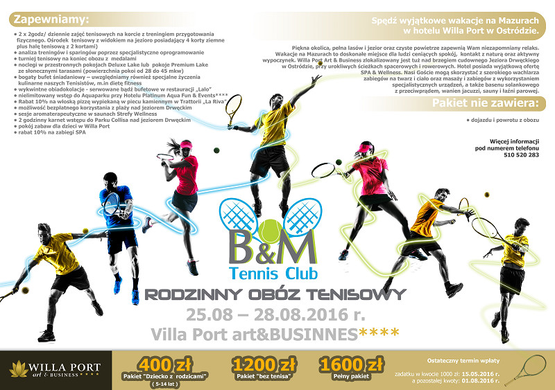 Rodzinny obóz tenisowy Rodzinny obóz tenisowy