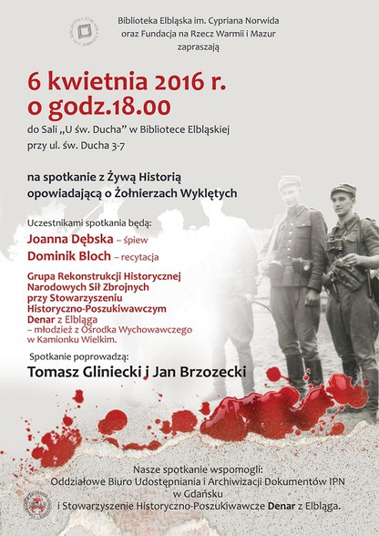 Elbląg, Spotkanie z Żywą Historią: Żołnierze Wyklęci Elbląg, Spotkanie z Żywą Historią: Żołnierze Wyklęci