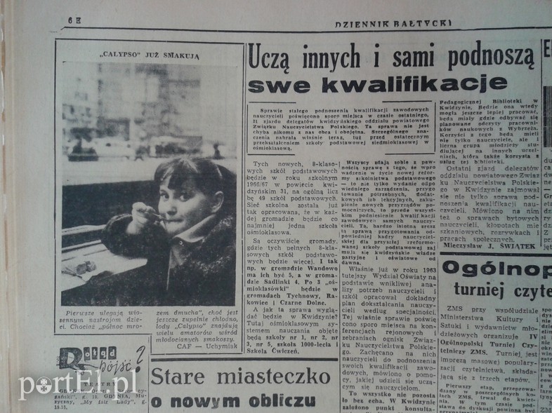Elbląg, "Calypso" już smakują Elbląg, "Calypso" już smakują