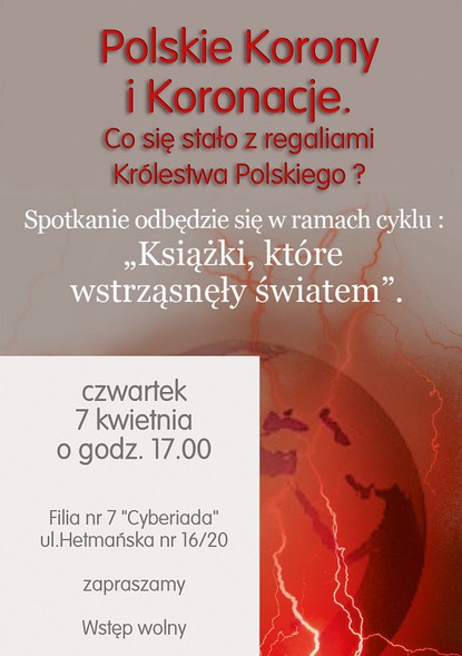 Elbląg, "Co się stało z regaliami Królestwa Polskiego?” - spotkanie z historykiem Elbląg, "Co się stało z regaliami Królestwa Polskiego?” - spotkanie z historykiem