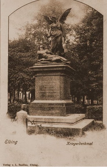 Elbląg, Pomnik "Anioł Śmierci", poświęcony poległym żołnierzom pruskim