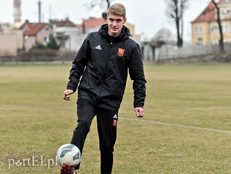 Elbląg, Krzysztof Niburski, środkowy obrońca Concordii Elbląg, Krzysztof Niburski, środkowy obrońca Concordii