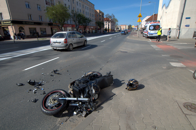 Elbląg, Uderzyła w motocyklistę na Hetmańskiej