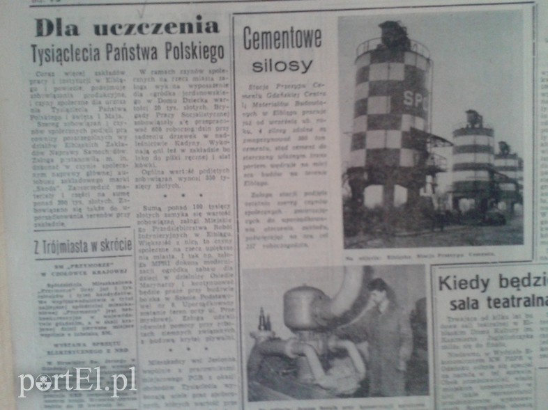 Elbląg, Dla uczczenia Tysiąclecia Państwa Polskiego Elbląg, Dla uczczenia Tysiąclecia Państwa Polskiego