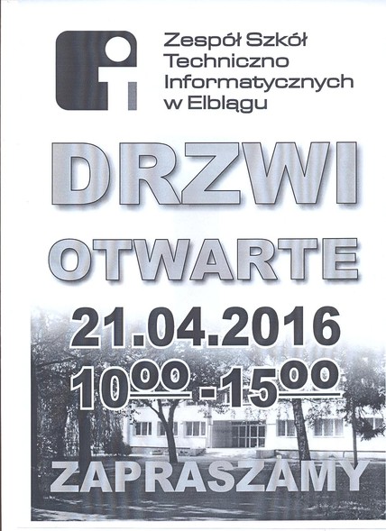 Elbląg, Drzwi Otwarte w ZSTI Elbląg, Drzwi Otwarte w ZSTI