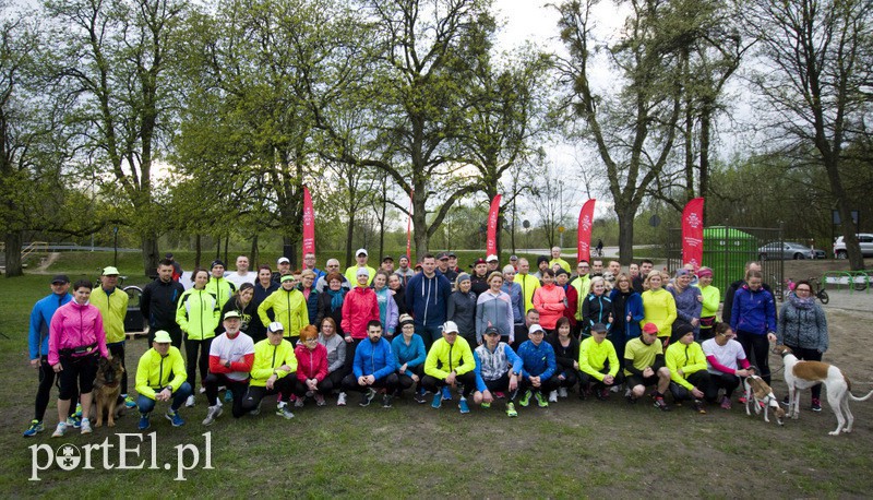 Elbląg, Frekwencja na pierwszym treningu, mimo kiepskiej pogody, dopisała