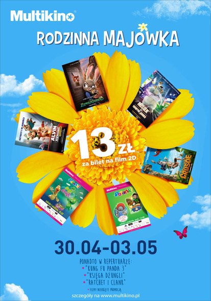 Elbląg, Taniej w majówkę w Multikinie