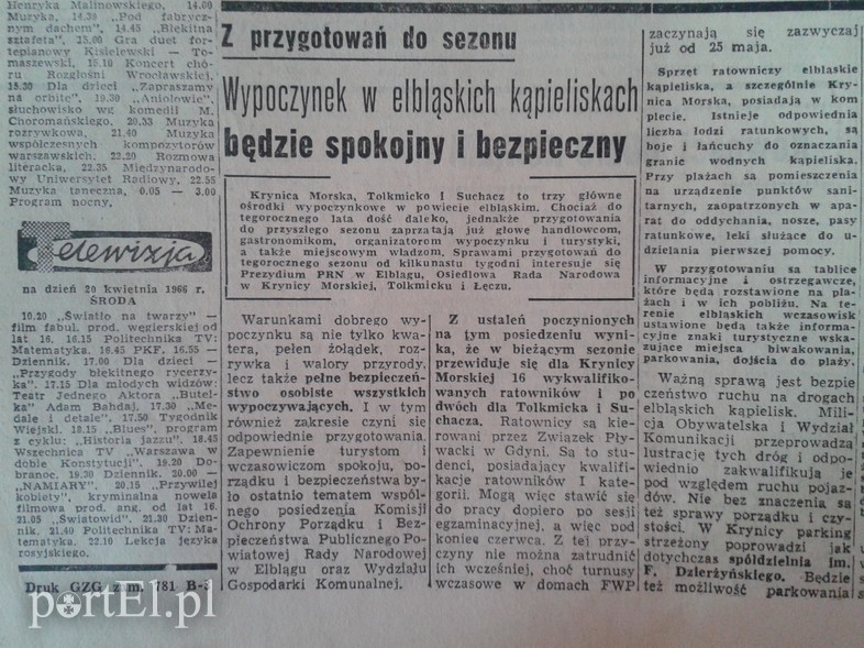 Elbląg, Wypoczynek w elbląskich kąpieliskach będzie spokojny i bezpieczny Elbląg, Wypoczynek w elbląskich kąpieliskach będzie spokojny i bezpieczny