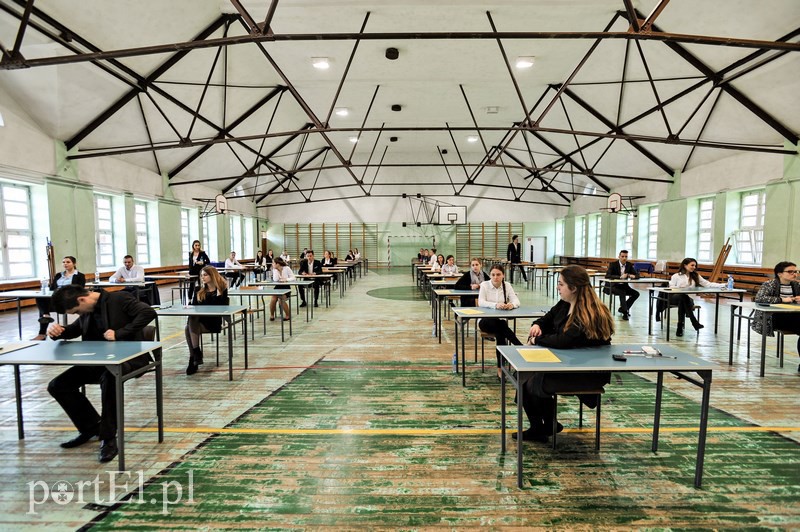 Elbląg, Dziś matur dzień drugi