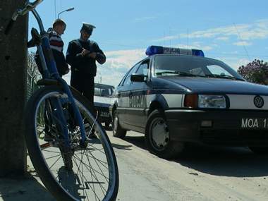 Elbląg, Policjanci prowadzą akcję "Rowerzysto, bądź przezorny na drodze"