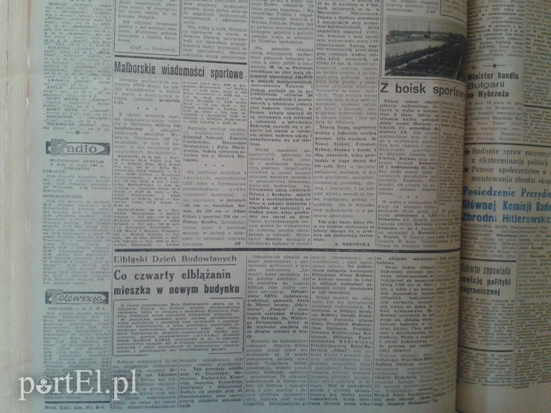 Elbląg, Co czwarty elblążanin mieszka w nowym budynku
