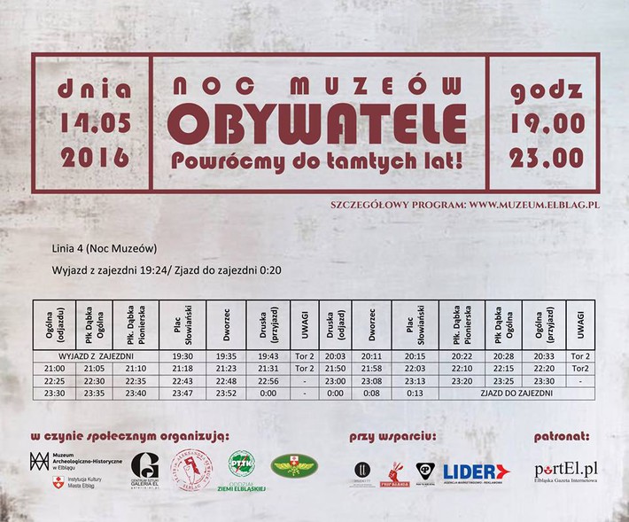 Elbląg, Noc Muzeów - doniesienia z ostatniej chwili Elbląg, Noc Muzeów - doniesienia z ostatniej chwili