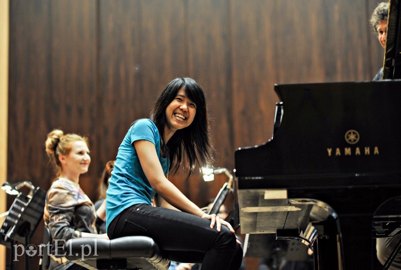 Elbląg, Kate Liu ćwiczyła dzisiaj przed czwartkowym koncertem