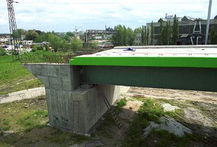 Elbląg, W 2001 r. prace związane z budową Trasy Unii Europejskiej dobiegały końca