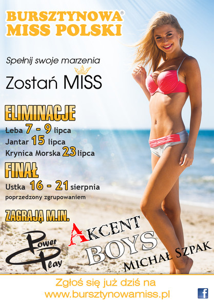Elbląg, Zostań Bursztynową Miss! Elbląg, Zostań Bursztynową Miss!