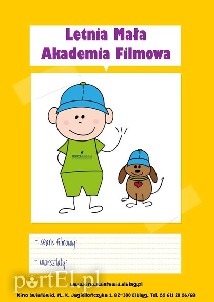 Elbląg, A w wakacje - Letnia Mała Akademia Filmowa Elbląg, A w wakacje - Letnia Mała Akademia Filmowa