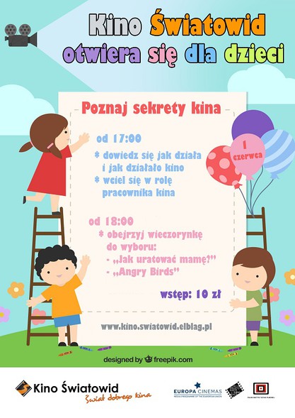Elbląg, Kino Światowid otworzy się na dzieci Elbląg, Kino Światowid otworzy się na dzieci