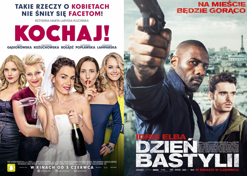 Elbląg, „Kochaj!” i „Dzień Bastylii” premierowo w Multikinie Elbląg, „Kochaj!” i „Dzień Bastylii” premierowo w Multikinie