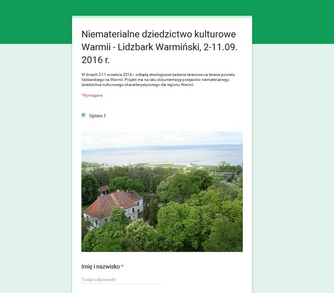 Elbląg, Warmia do zbadania Elbląg, Warmia do zbadania