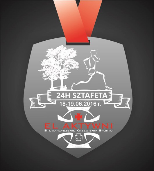 Elbląg, Taki medal otrzymają uczestnicy sztafety po zakończeniu swojej zmiany Elbląg, Taki medal otrzymają uczestnicy sztafety po zakończeniu swojej zmiany