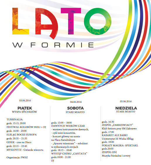 Elbląg, Lato w Formie, weekend w formie Elbląg, Lato w Formie, weekend w formie