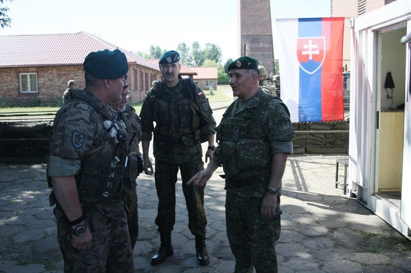 Elbląg, Dowódca 16 PDZ w słowackiej brygadzie Elbląg, Dowódca 16 PDZ w słowackiej brygadzie