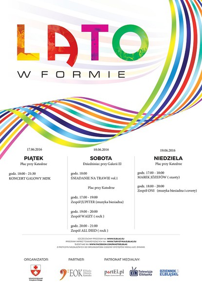 Elbląg, Lato w formie - będzie galowo i koncertowo Elbląg, Lato w formie - będzie galowo i koncertowo