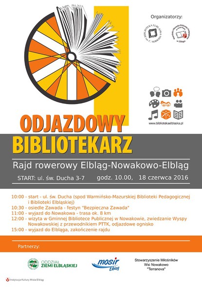 Elbląg, Odjazdowy Bibliotekarz – rajd rowerowy Elbląg, Odjazdowy Bibliotekarz – rajd rowerowy