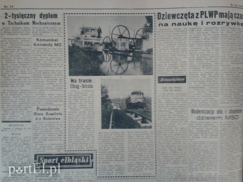 Elbląg, Na trasie Elbląg - Ostróda Elbląg, Na trasie Elbląg - Ostróda