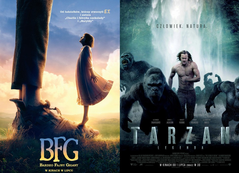 Elbląg, „BFG: Bardzo Fajny Gigant” i „Tarzan: Legenda” w Multikinie
