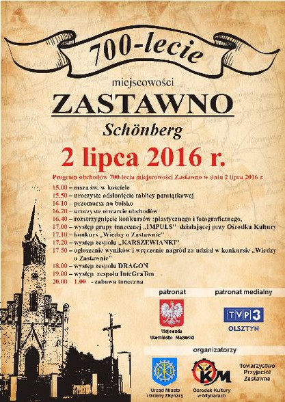 Elbląg, Jubileusz 700-lecia Zastawna Elbląg, Jubileusz 700-lecia Zastawna