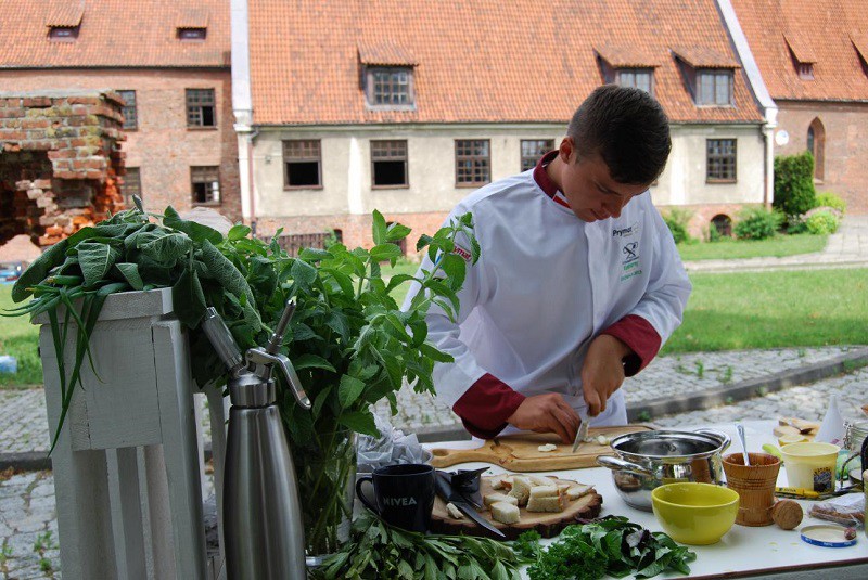 Elbląg, Zioła w kuchni