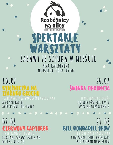 Elbląg, Rozbójnicy na ulicy - letnie rodzinne akcje artystyczne