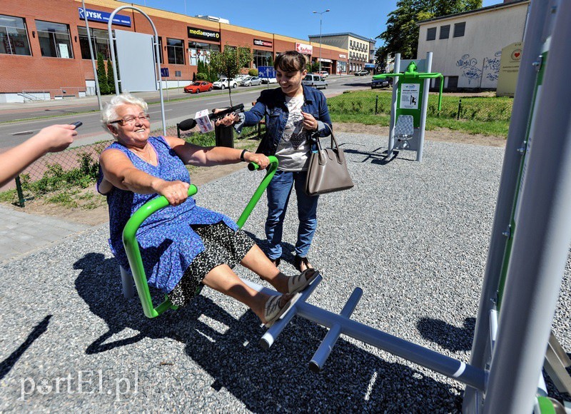 Elbląg, - Cieszę się, że mam siłownię pod domem - mówi pani Iwona