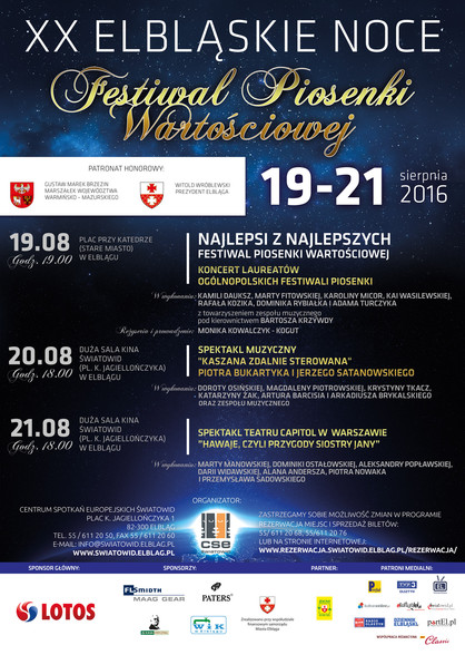 Elbląg, Gwiazdy na Elbląskich Nocach