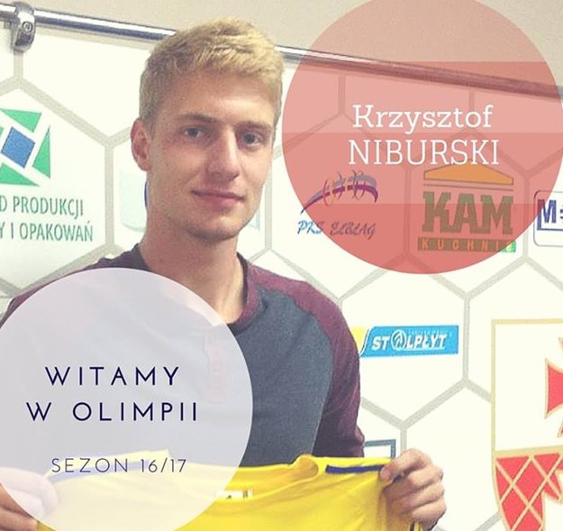 Elbląg, Krzysztof Niburski ma 19 lat
