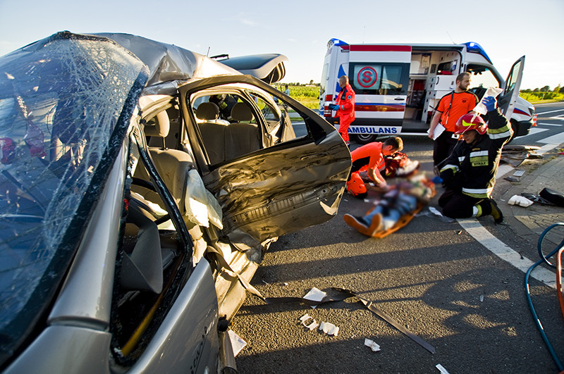 Elbląg, Wypadek na "siódemce", są ranni (aktualizacja) Elbląg, Wypadek na "siódemce", są ranni (aktualizacja)
