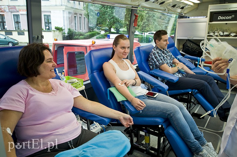 Elbląg, Dziś chętnych do oddania krwi nie brakowało