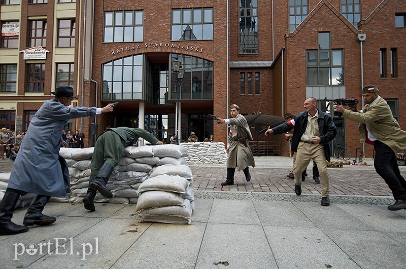 Elbląg, Scena z dzisiejszej inscenizacji na Starym Rynku