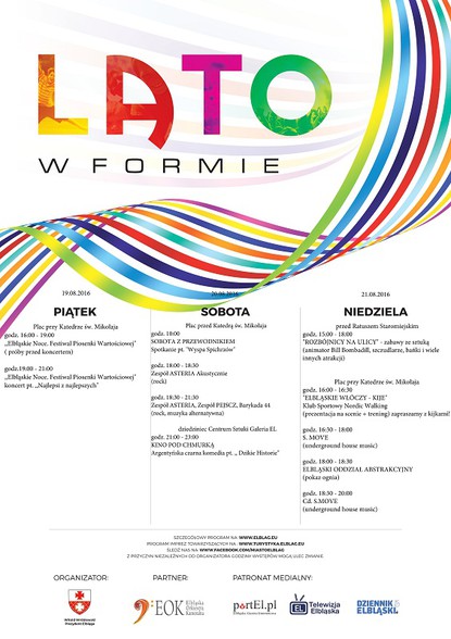 Elbląg, Będzie się działo, czyli kolejny weekend z Latem w formie