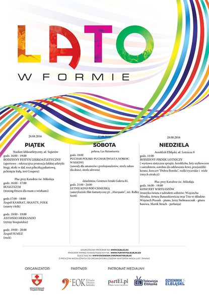 Elbląg, Lato w formie z kijkarzami Elbląg, Lato w formie z kijkarzami