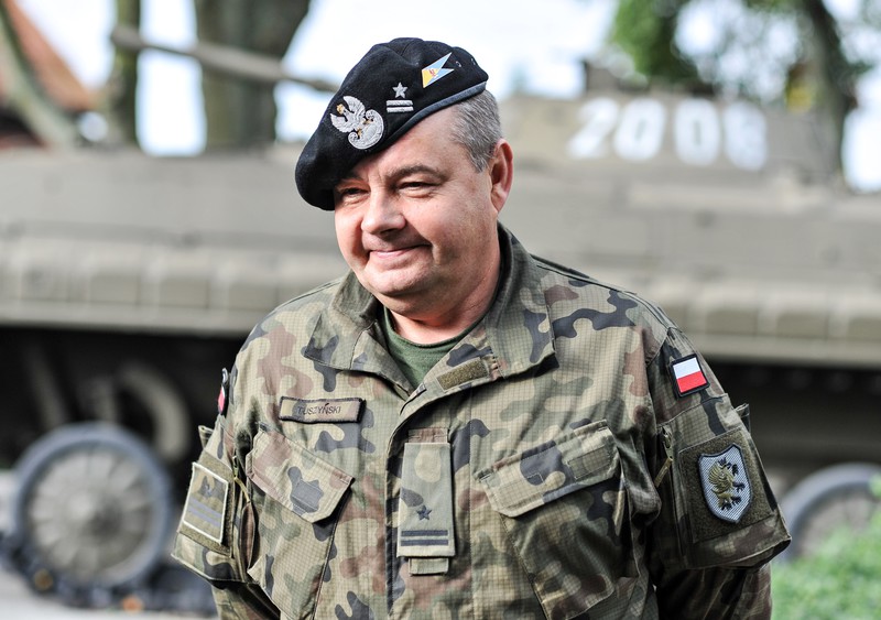 Elbląg, mjr Zbigniew Tuszyński, rzecznik prasowy 16. PDZ