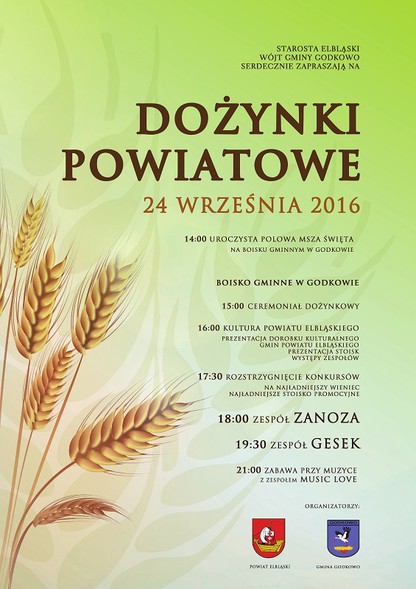 Elbląg, Dożynki powiatowe w Godkowie