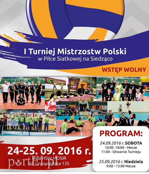 Elbląg, I Turniej Mistrzostw Polski w Piłce Siatkowej na Siedząco