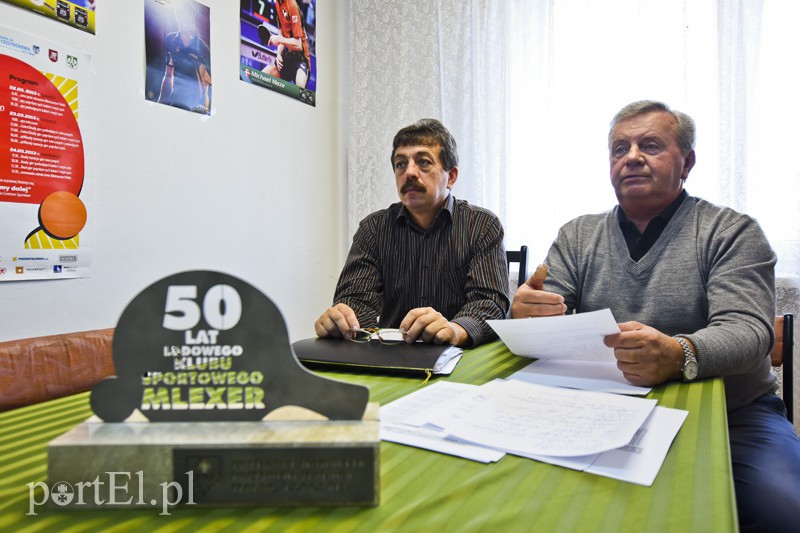 Elbląg, Na zdj. Mirosław Kozłowski i Grzegorz Bojanowski z LKS Mlexer Elbląg Elbląg, Na zdj. Mirosław Kozłowski i Grzegorz Bojanowski z LKS Mlexer Elbląg