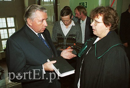 Elbląg, Samoobrona mogła mówić o zwycięstwie w wyborach - na zdjęciu A. Lepper w elbląskim sądzie