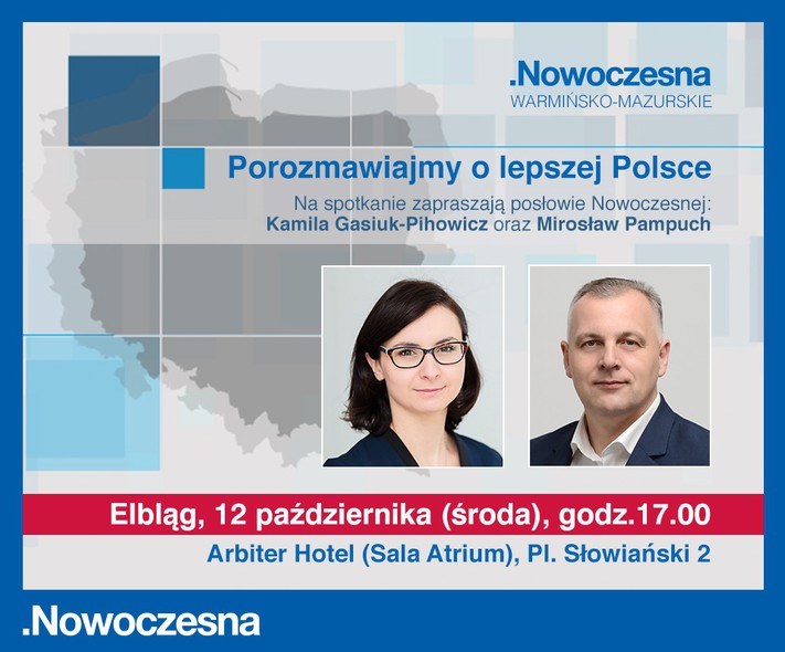 Nowoczesna zaprasza na spotkanie z posłami Nowoczesna zaprasza na spotkanie z posłami