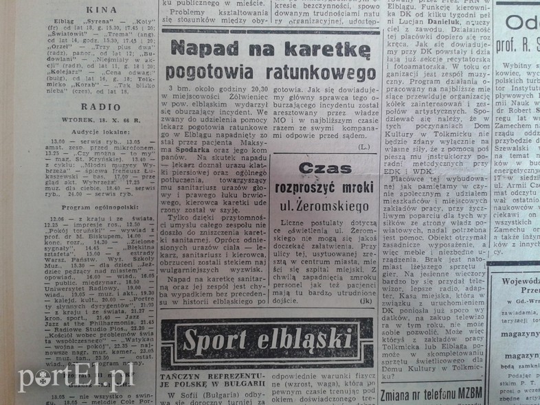 Elbląg, Czas rozproszyć mroki ul. Żeromskiego Elbląg, Czas rozproszyć mroki ul. Żeromskiego