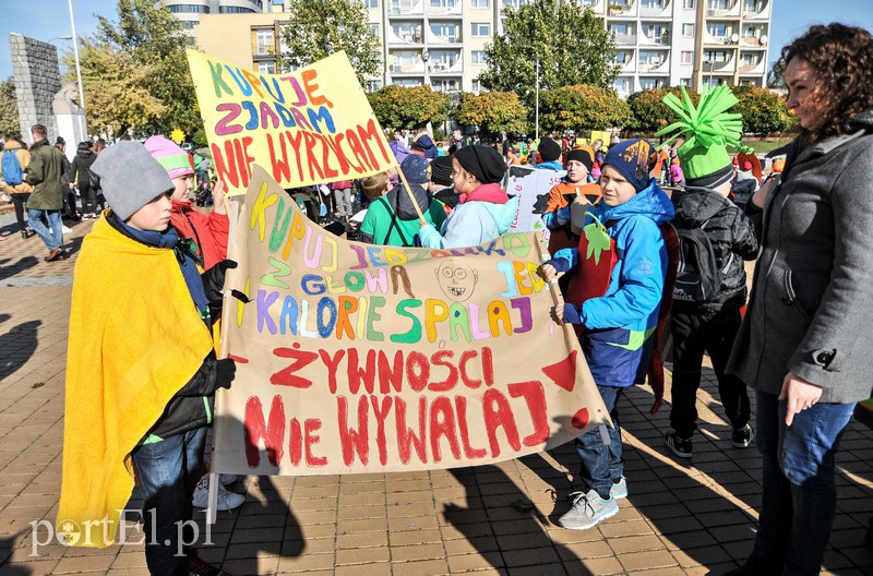 Elbląg, Dziś dzieci protestowały przeciwko marnowaniu żywności