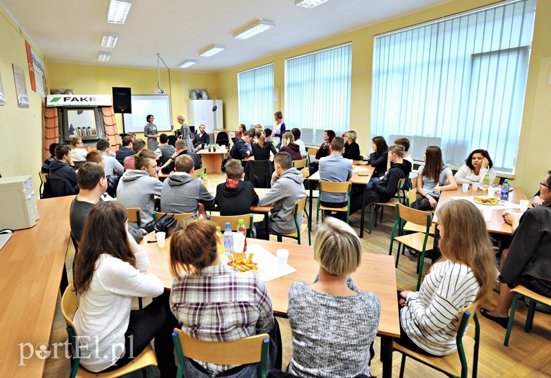 Elbląg, W spotkaniu wzięli udział gimnazjaliści z elbląskich szkół